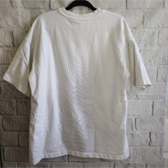Men's Puma German Logo Tower White Crew T-Shirt Size Medium - Picture 3 of 12